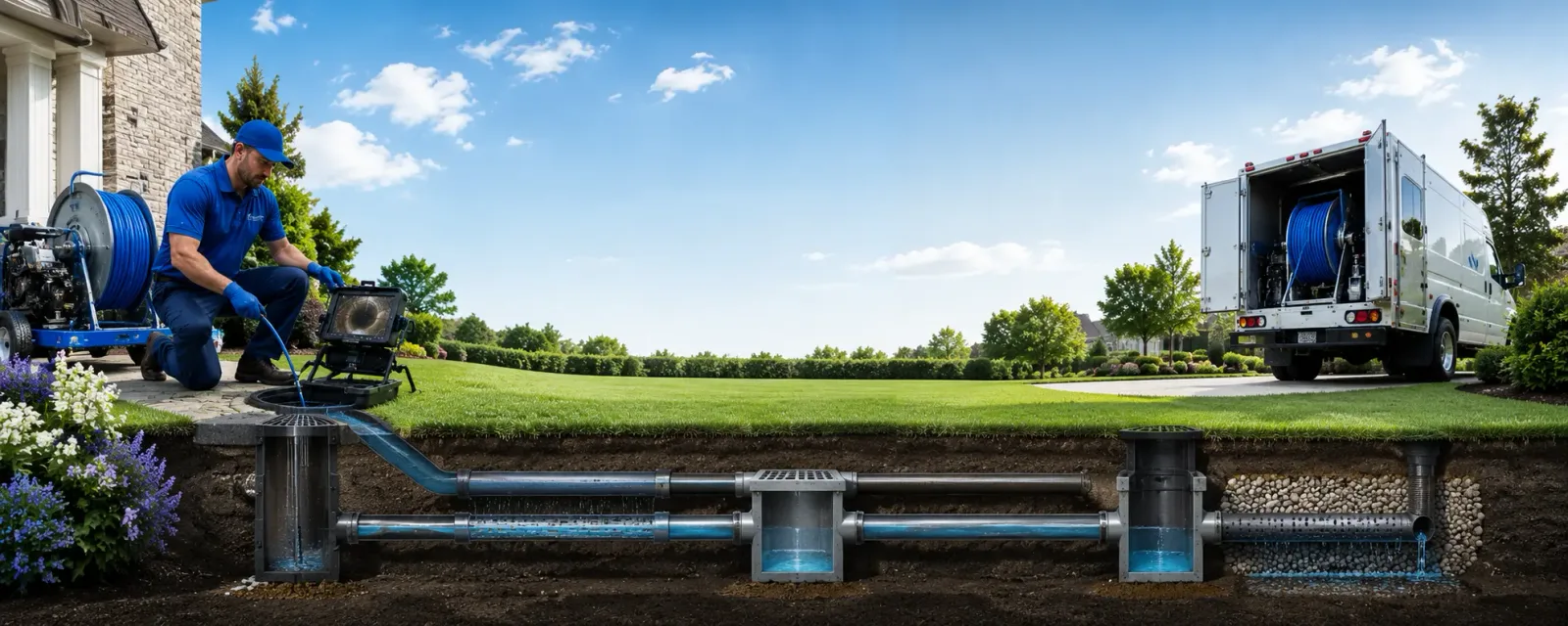 Outdoor drain cleaning information for South Hamilton, MA